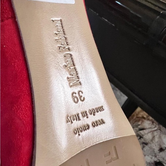 Made in Italy  MARINO FABIANI Red Heels Elegant Design - Picture 11 of 11